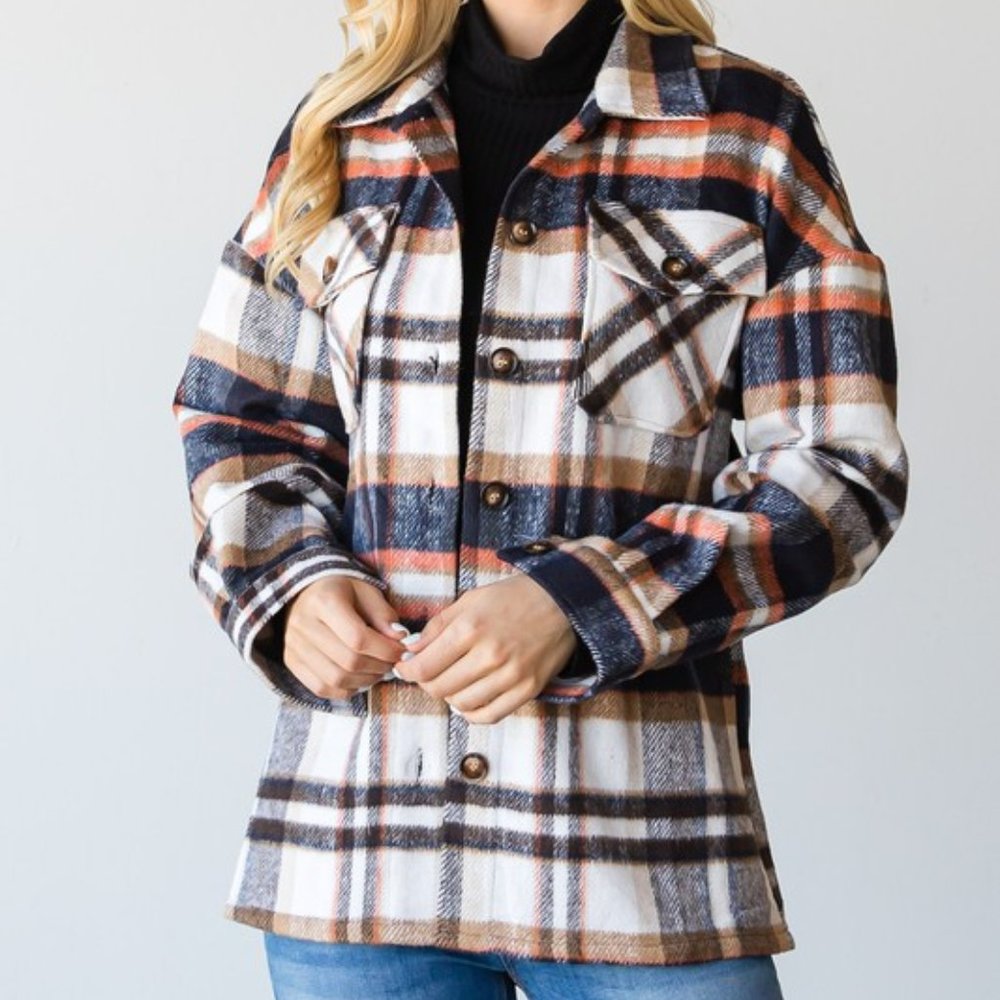 Plaid Shacket - Picture 5 of 6